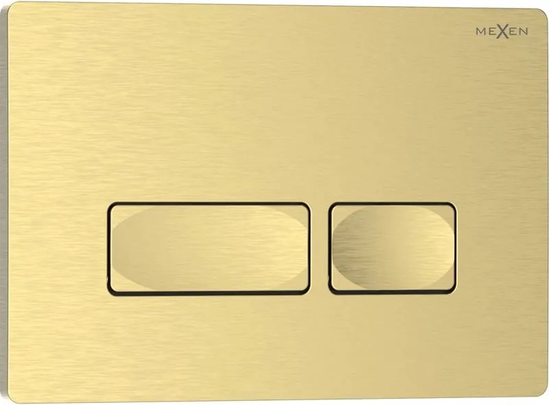 Mexen Tex 04 pulsante di scarico, oro spazzolato - 6104-11