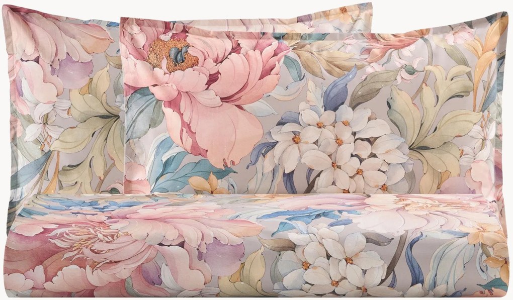 Set di biancheria da letto in percalle di cotone Musa