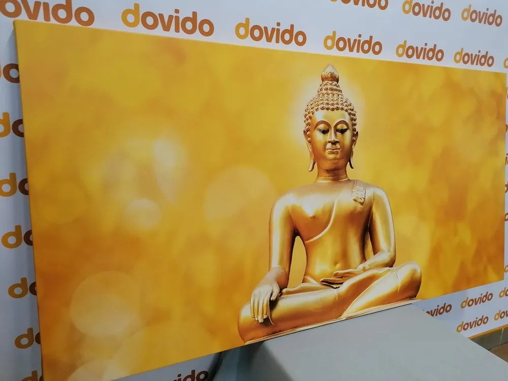 Quadro su tela – Statua dorata di Buddha