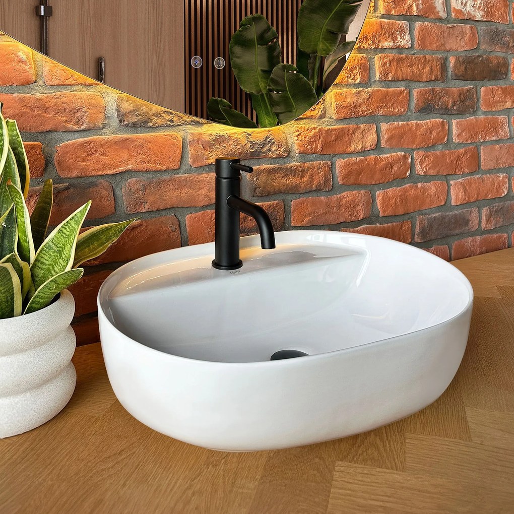 Lavabo da appoggio REA Aura 51