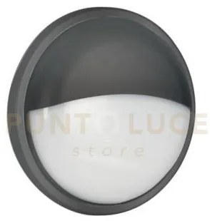 Plafoniera led ever antracite in policarbonato 20w 2500lm 4000k dim...
