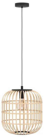 Eglo 43216 - Lampadario a sospensione con filo BORDESLEY 1xE27/28W/230V