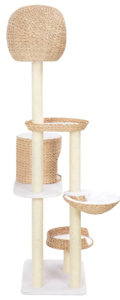 Albero per gatti con tiragraffi in sisal seagrass