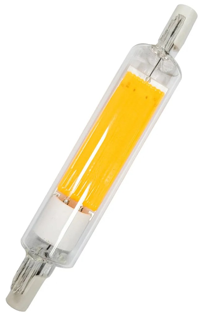 Lampada LED R7s 45W da 78mm in Vetro 230V - No Flickering Colore Bianco Naturale 4.000K