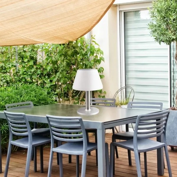 Lampada solare dimmerabile VIOLA LED/3,7V 1200 mAh IP44