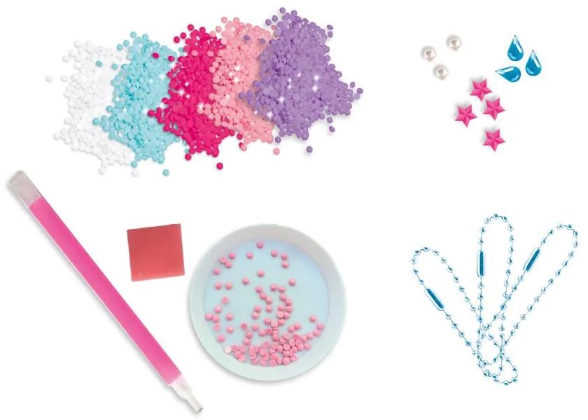 Atelier per bambini midi - 3 portachiavi con diamanti - Magic Ocean