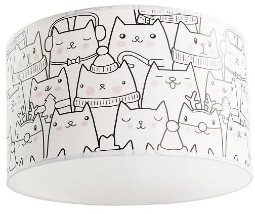 Lampada da soffitto per bambini CATS 1xE27/60W/230V