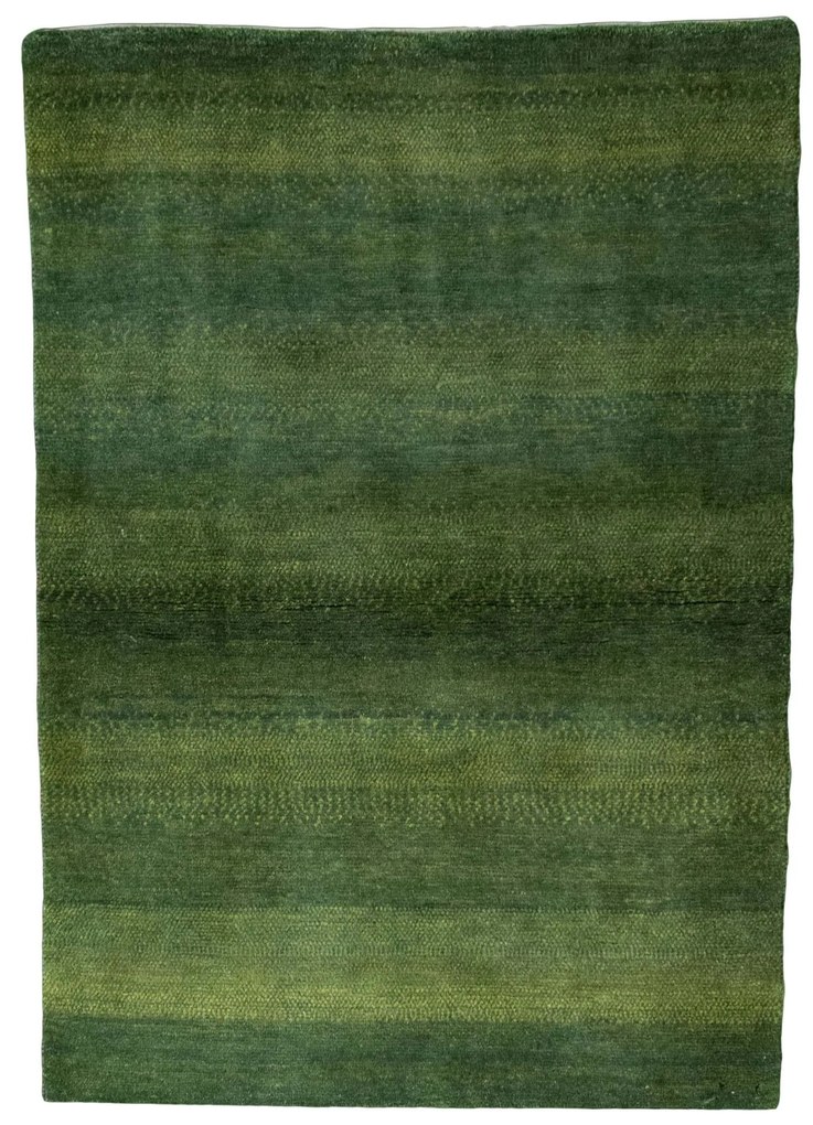 Gabbeh Tappeto 160x110 Verde (Iran) Annodato A Mano