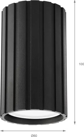 Brilagi - Faretto CRISPINA 1xGU10/10W/230V 10 cm nero