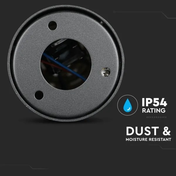 Lampada da esterno 1xGU10/35W/230V IP54 80 cm nero