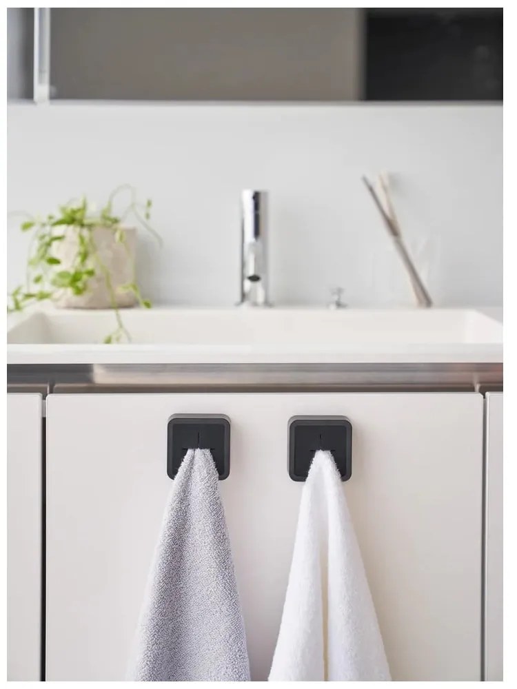 Supporto in plastica nero autoportante per strofinacci Film Hook - YAMAZAKI