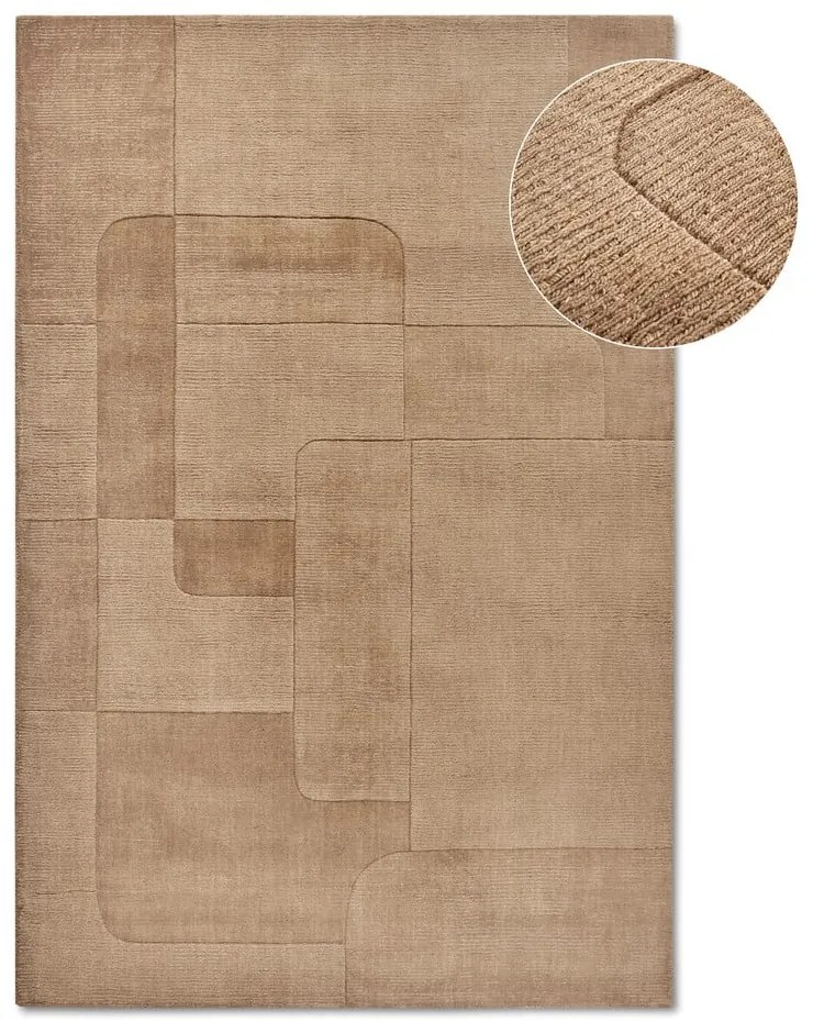 Tappeto beige in lana tessuto a mano 80x150 cm Charlotte - Villeroy&amp;Boch