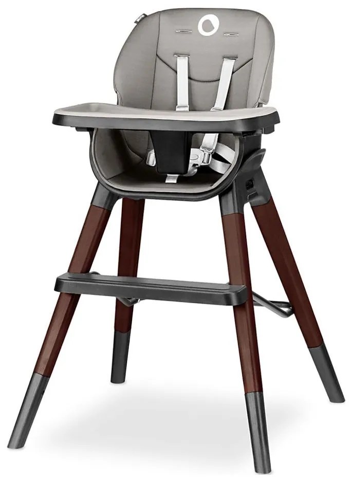 Lionelo - Sedia da pranzo per bambini MONA Black Onyx