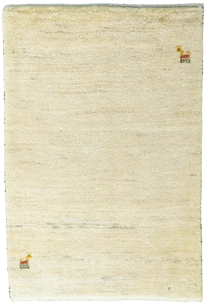 Gabbeh Tappeto persiano 90 x 60 Beige (Iran) Annodato A Mano