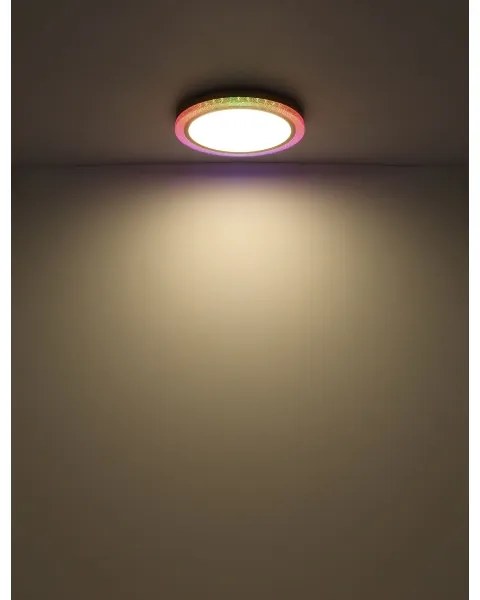 Globo 41372-24 - Plafoniera dimmerabile RGBW BOLLY LED/20W/230V + +TC