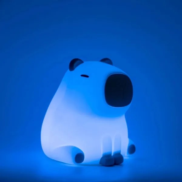 Lampada per bambini LED RGBW Dimmerabile LED/1W/5V USB 1200 mAh capybara