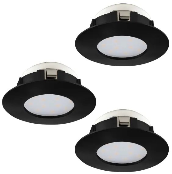 Eglo 900744-SET 3x Lampada LED da incasso per bagni PINEDA LED/4,9W/230V IP44
