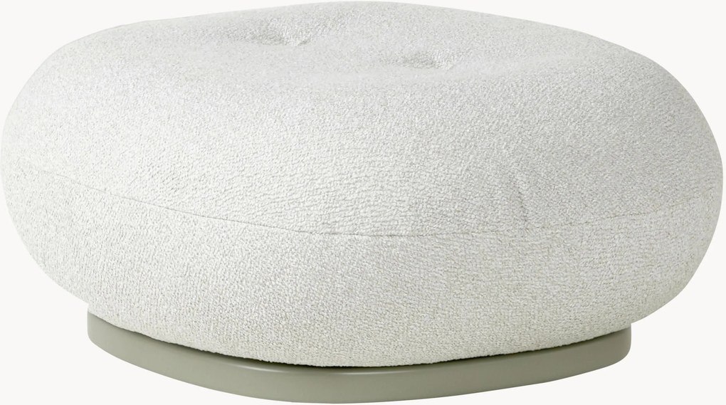 Pouf da esterno girevole in bouclé Pacha