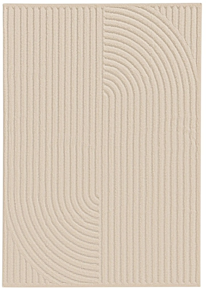 benuta Basic Tappeto Leo Crema 140x200 cm - Tappeto design moderno soggiorno