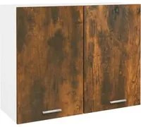 Mobile Pensile Rovere Fumo 80x31x60 cm in Legno Multistrato cod mxl 72708