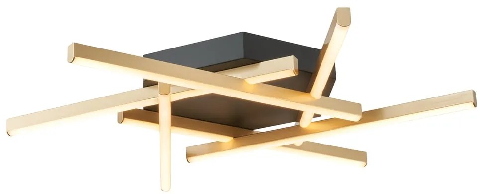 Plafoniera LED Trinidad Ø 60.5 cm nero IP20 cct da bianco caldo a bianco freddo con regolazione di temperatura, 1685 lumen NOVECENTO