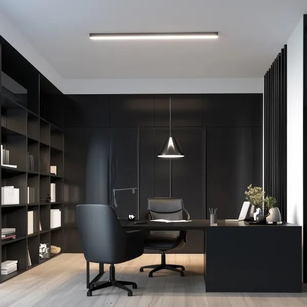 Brilagi - Lampada LED da soffitto a montaggio superficiale FULLDAY LED/30/40/50W/230V 2700/4000/6000K nera