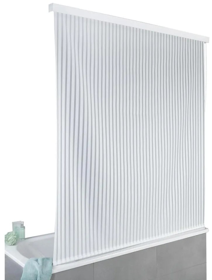 WENKO 23864100 - Tenda a rullo per doccia 132x240 cm bianca