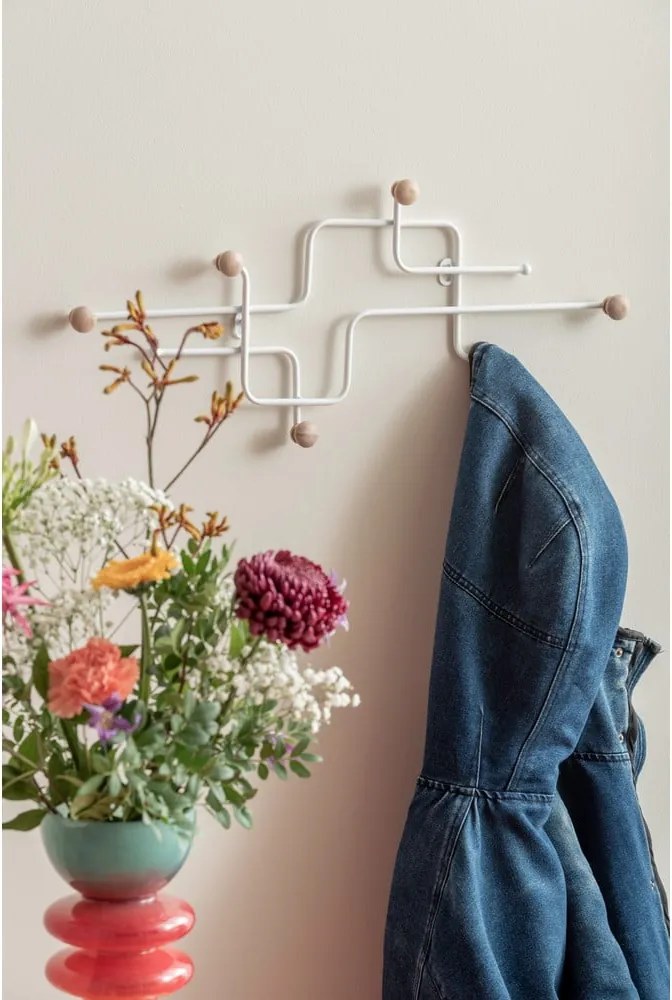 Attaccapanni da parete bianco in metallo 60,5 cm Metro – PT LIVING