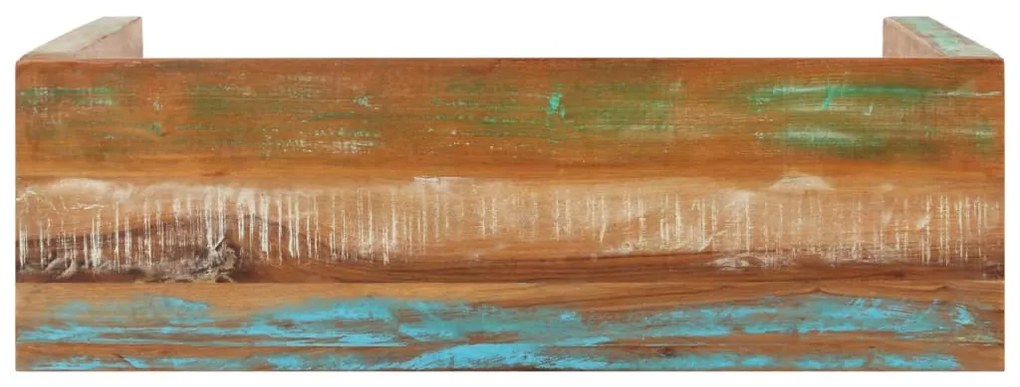Tavolo consolle 110x35x76 cm in legno massello di recupero
