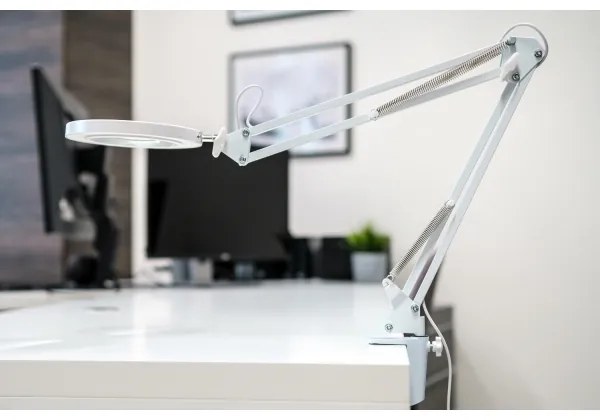 Brilagi - Lampada da tavolo LED dimmerabile con una lente d'ingrandimento LED/12W/5V 3000/4200/6000K bianco