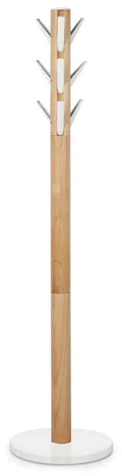 Appendino in legno bianco in gomma naturale Flapper - Umbra