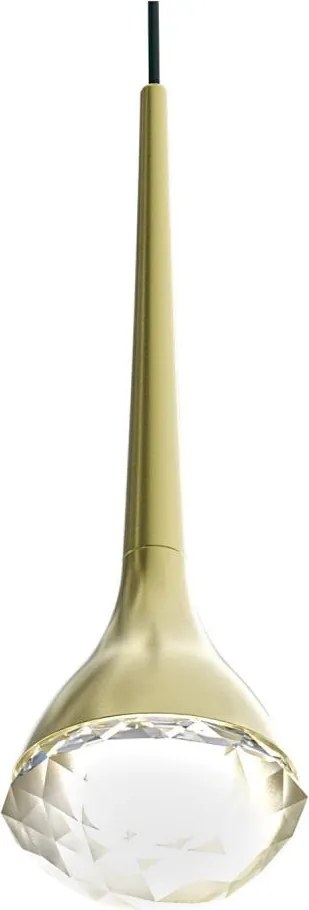 Open Design OR86171 - Lampadario LED sospeso con cavo CRIMA LED/7W/230V, ottone