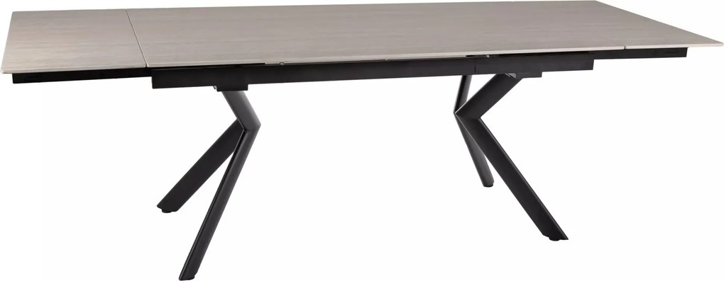 Tavolo Norton allungabile in ceramica travertino beige – 160/240x90x75 cm