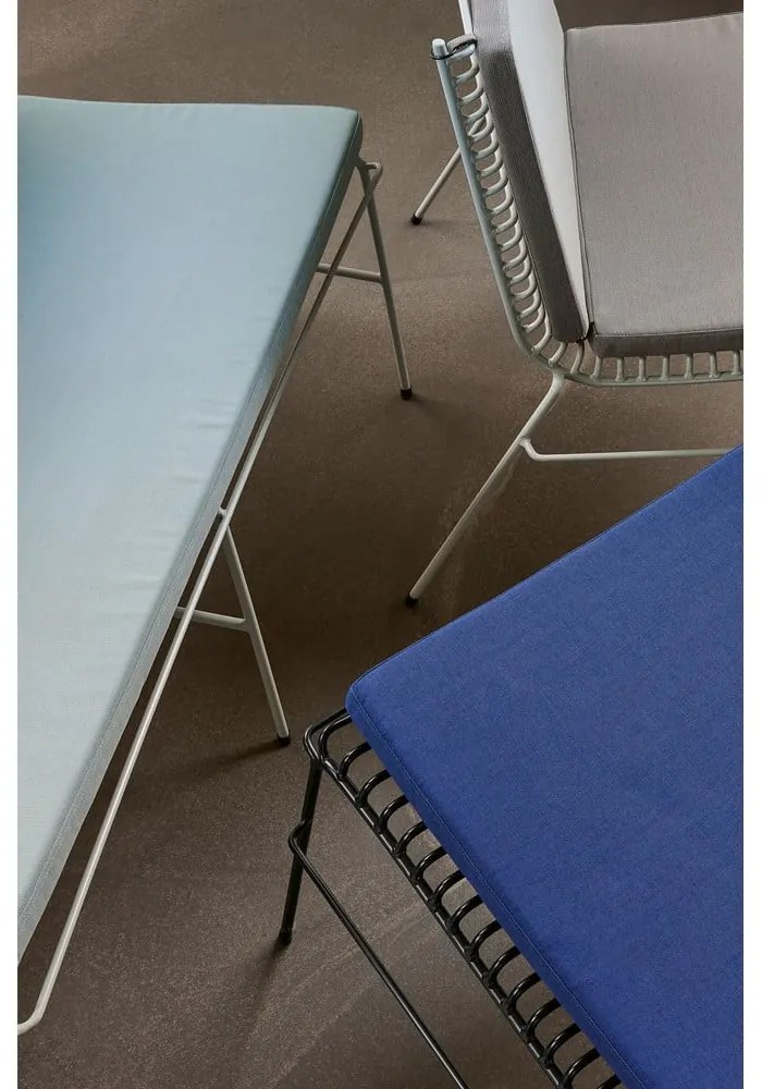 Sedia da giardino in metallo bianco String - Hübsch