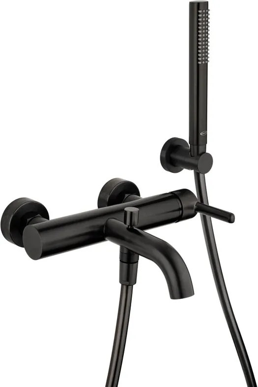 Rubinetto per vasca getto laminare cristallino Baleno per muro nero JACUZZI RUBINETTERIA