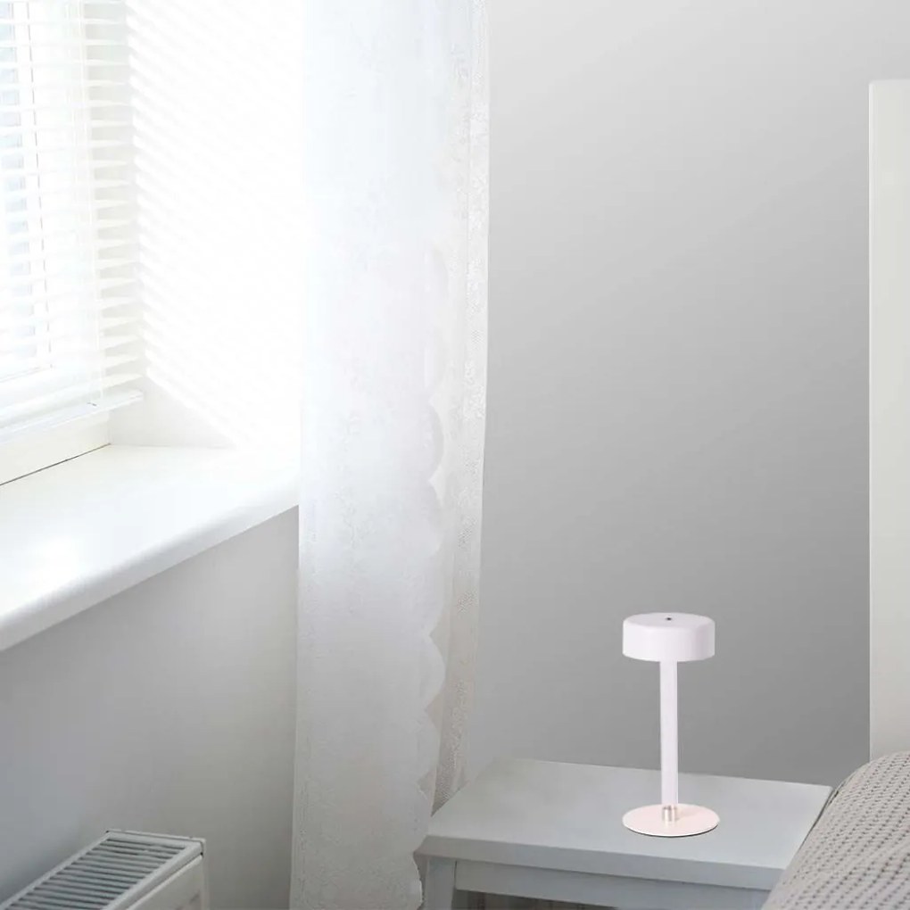 V-Tac Lampada LED da Tavolo 3W USB-C Touch Dimmerabile Bianca