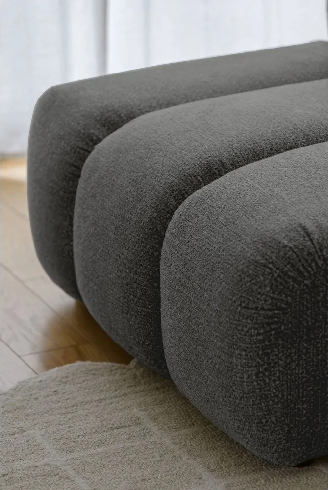 Divano angolare grigio (con penisola a sinistra/con chaise lounge) Shell – Miuform