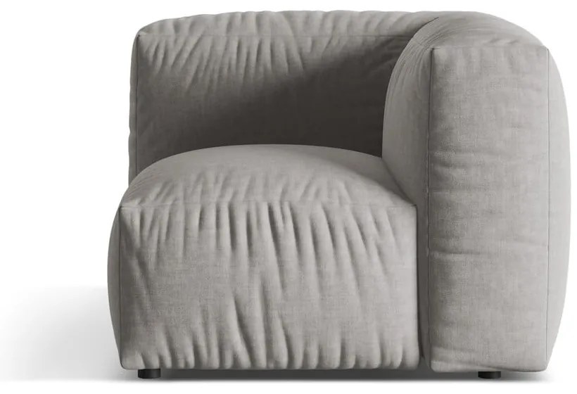 Modulo divano grigio chiaro (angolo variabile) Martina - Micadoni Home