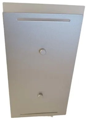 Telefunken 307704TF - Applique a LED da esterno 2xLED/3W/230V IP44 argento