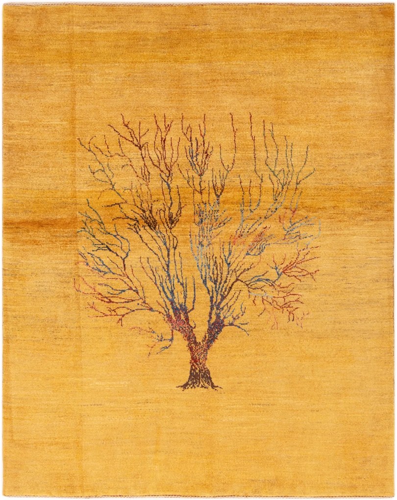Loribaft Tappeto persiano 200x160 Giallo (Iran) Annodato A Mano
