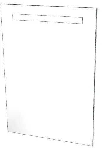 Specchio Plane rettangolare 62.2 x 95 cm