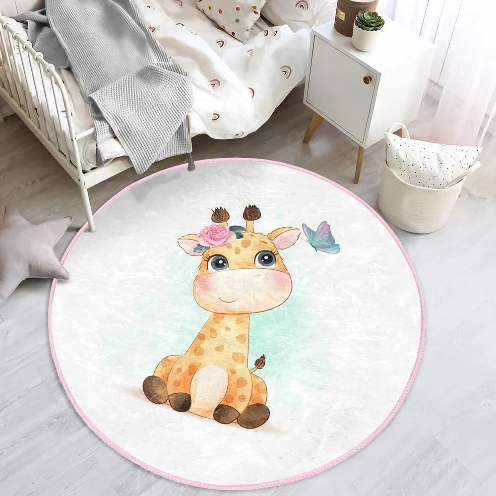 Tappeto bianco per bambini ø 120 cm Comfort - Mila Home