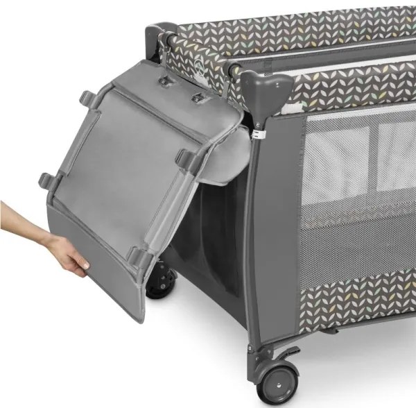 Lionelo - Lettino da viaggio SVEN PLUS grigio