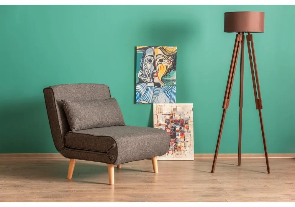 Poltrona grigio scuro Folde - Artie