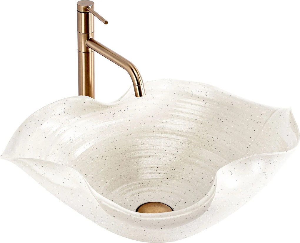 Lavabo da appoggio in ceramica REA HM-02 Handmade ART