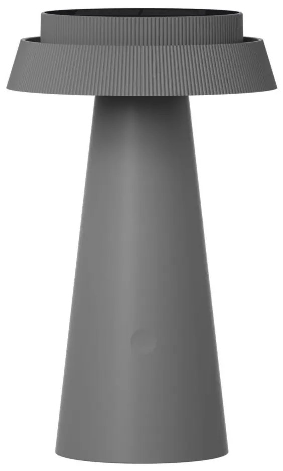 Lampada solare LED MARAKESZ LED/3,7V USB 3600 mAh 1800/2700/3000K IP54 grigio