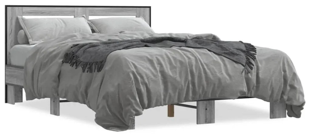 Giroletto Grigio Sonoma 120x190 Cm İn Legno Multistrato Metallo /