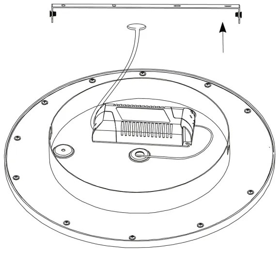 Eglo 97958 - Plafoniera LED RGBW SARSINA-C LED/16W/230V + telecomando