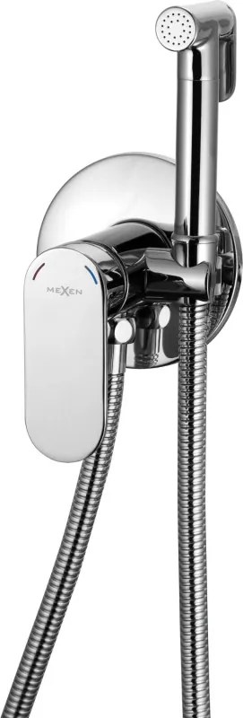 Mexen Milo batteria bidet da incasso con set puntuale, cromo - 7599350-00