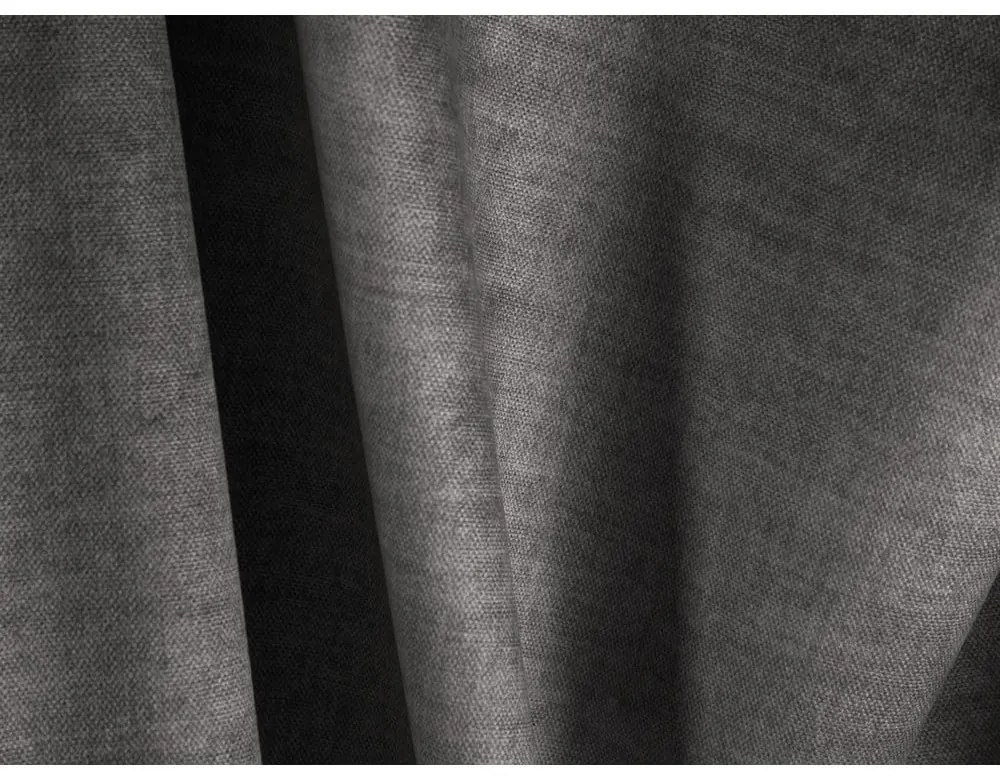 Parte divano componibile grigio (solo con parte centrale) con rivestimento in velluto Martina – Micadoni